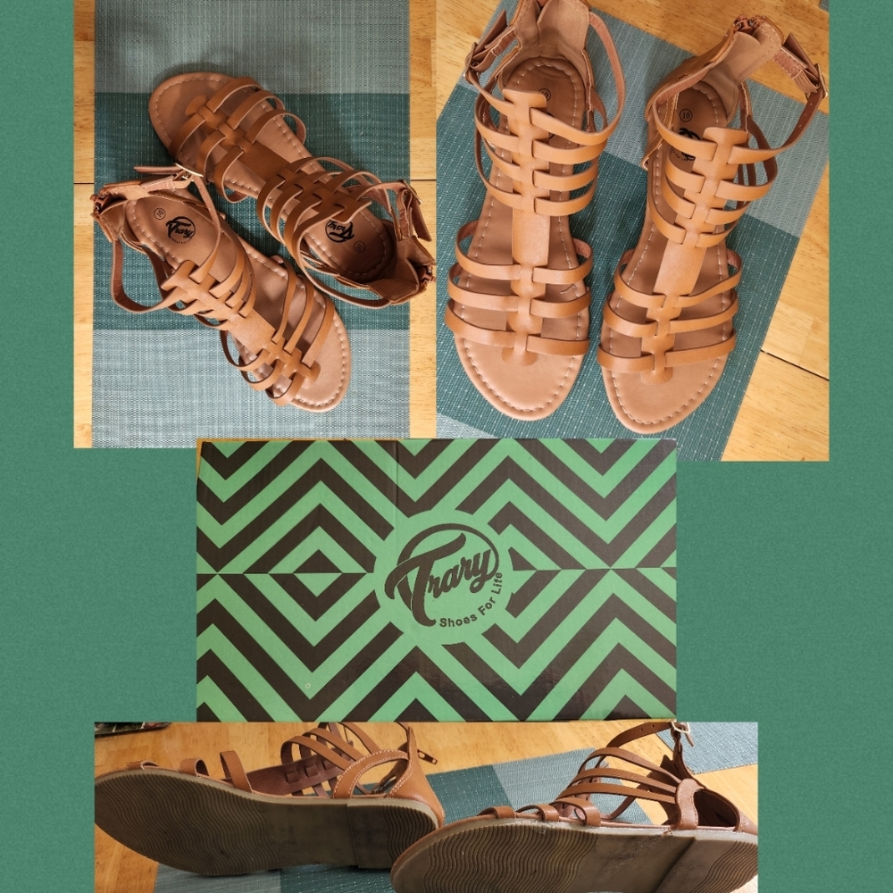 Trary gladiator sandals